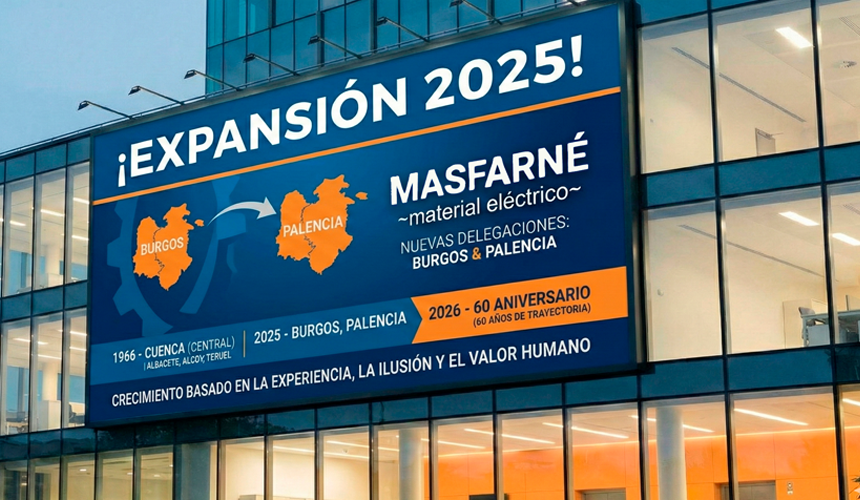 Masfarné amplía su presencia nacional con nuevas delegaciones en Burgos y Palencia