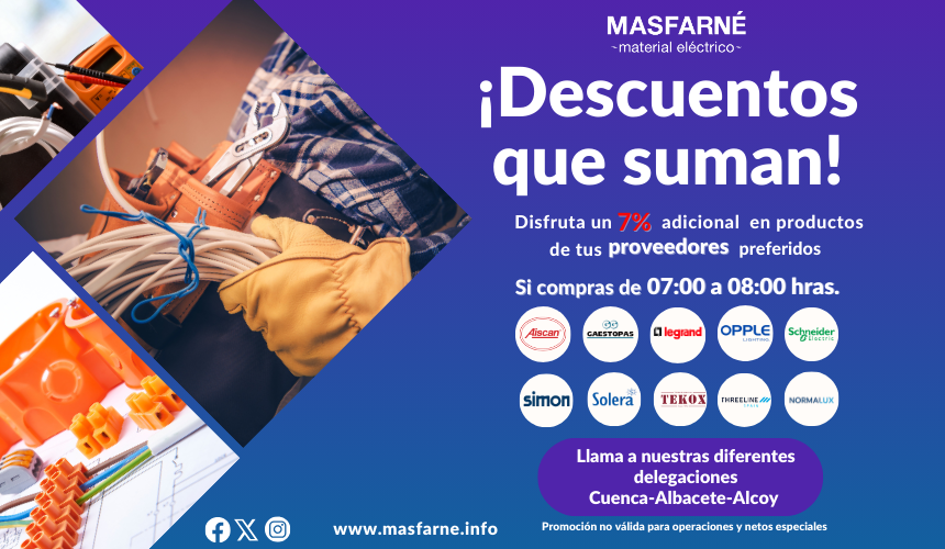 Descuentos que suman