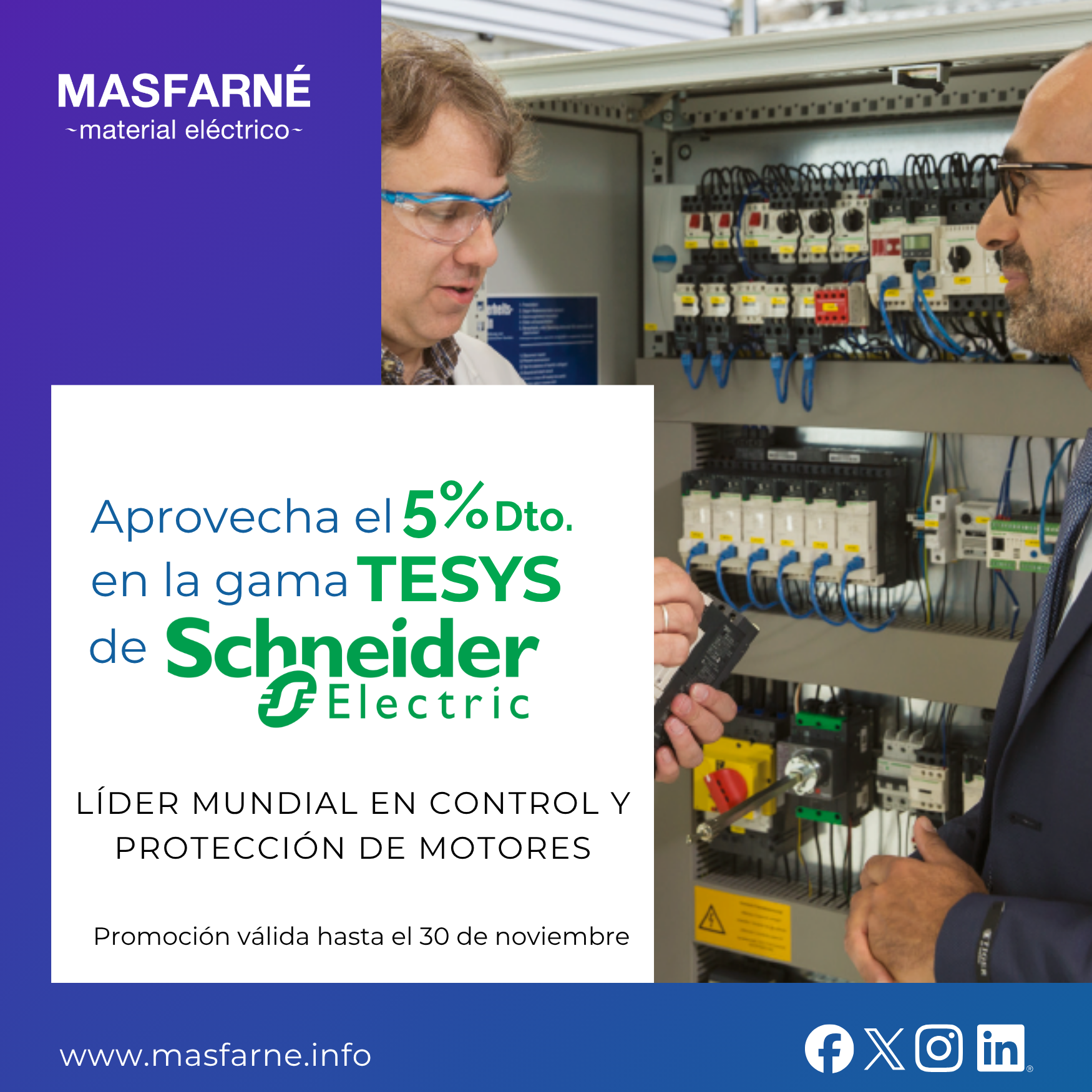 Promoción TESYS de Schneider Electric